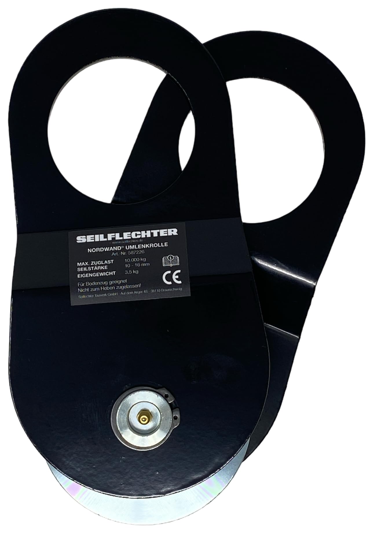 seilflechter-black-series-umlenkrolle-klappbar-10t-stahl image 2