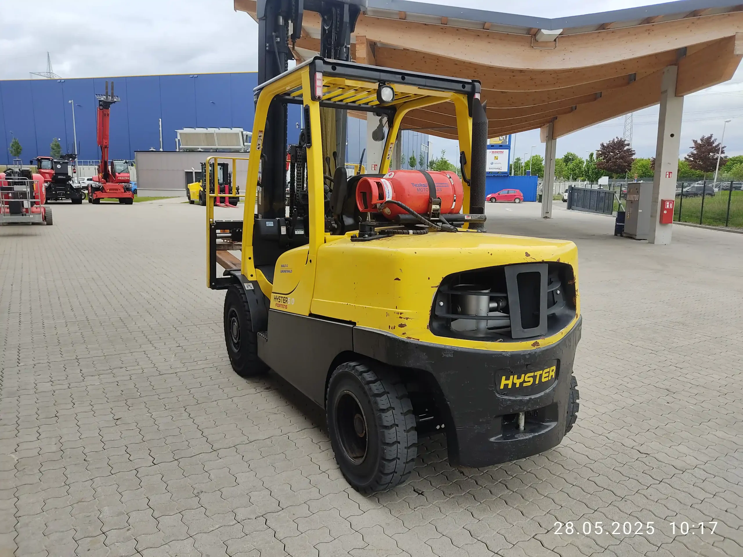 hyster-h5-0ft-l-gas-frontstapler-gabelstapler-kabine image 2