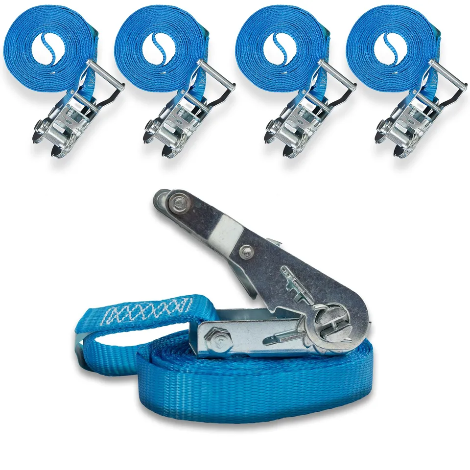 dolezych-dozurr-1000-spanngurt-blau-25mm-6m-4er-set image 1