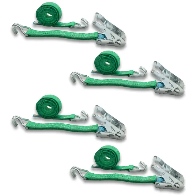 dolezych-dozurr-2000-spanngurt-35mm-4m-gr-n-4er-set-1000kg image 1