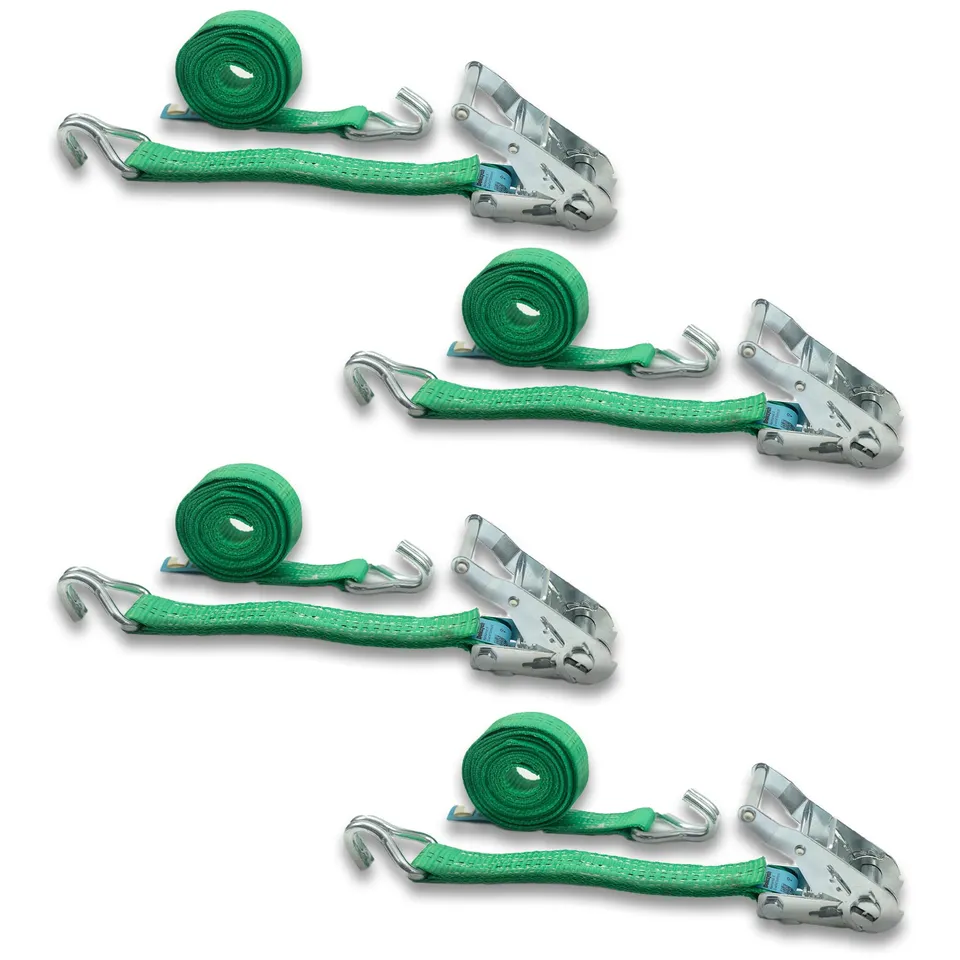 dolezych-dozurr-2000-spanngurt-35mm-4m-gr-n-4er-set-1000kg image 1