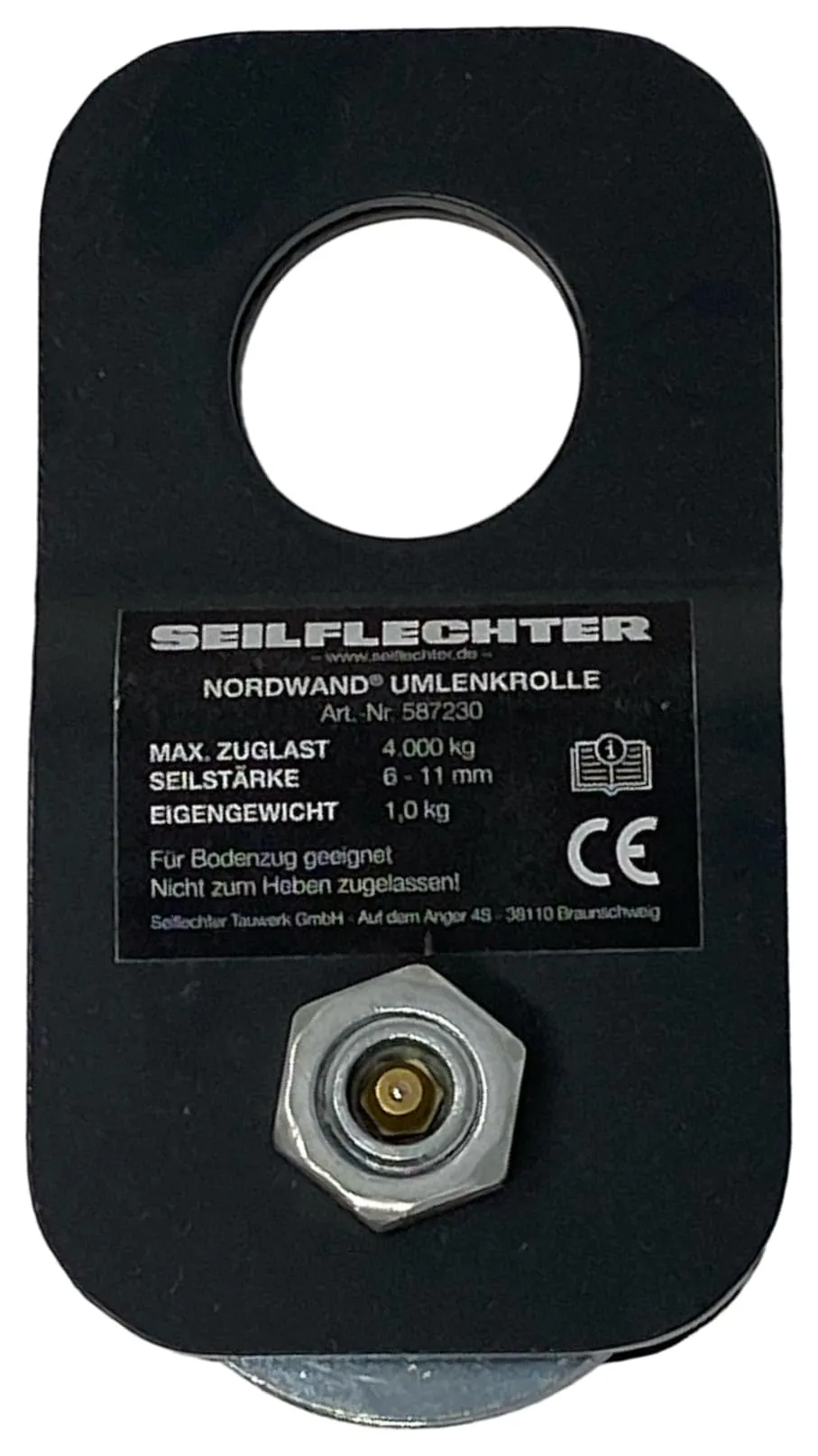 seilflechter-black-series-umlenkrolle-4t-6-11mm-stahl image 1