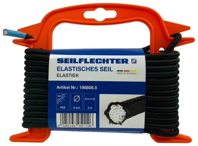 seilflechter-nordwand-gummiseil-5m-6mm-schwarz-elastisch image 1