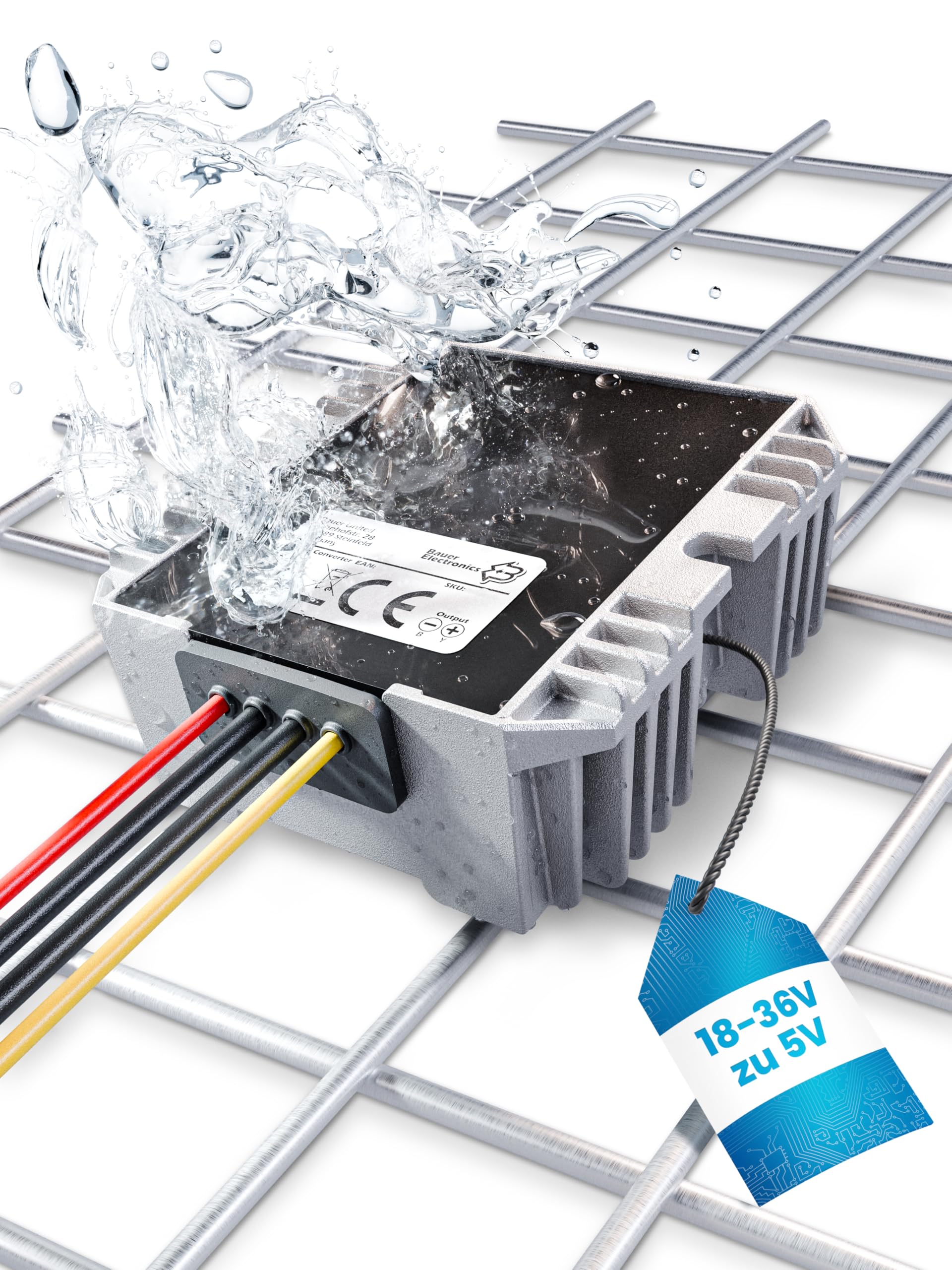 bauer-spannungswandler-dc-dc-24v-5v-20a-100w-ip68 image 1